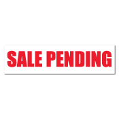 "SALE PENDING" Real Estate Stickers