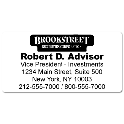 Custom Stickertape™ Labels for Brook Street