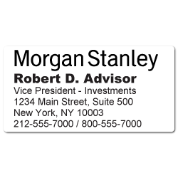 Custom Stickertape™ Stickers for Morgan Stanley
