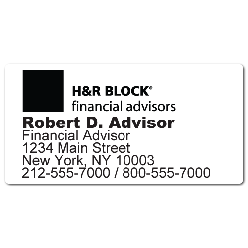 Stickertape™ for H&R Block Financial Advisors