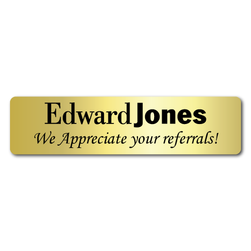 Edward Jones Logo Oval Stickers