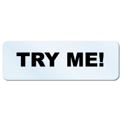"Try Me!" Stickers