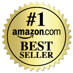 2 Inch Burst Amazon Best Seller Book Award Gold Stickers