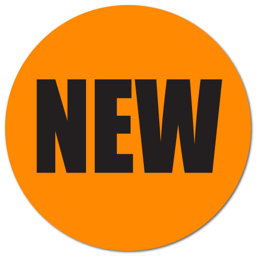 "NEW" Fluorescent Orange Labels