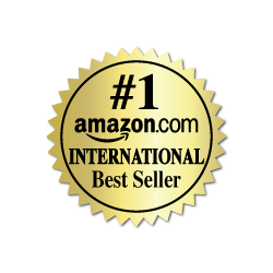 Amazon International Best Seller Book Award Gold Burst Labels