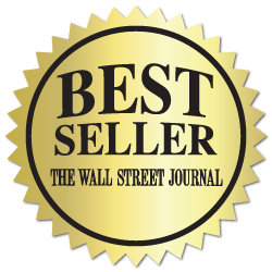 2 Inch Burst Best Seller Wall Street Journal Book Award Gold Stickers