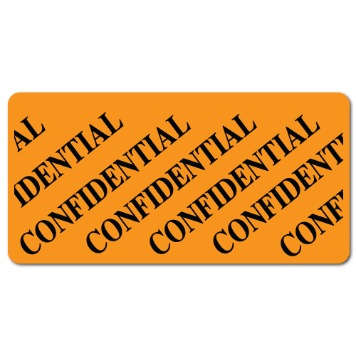 "CONFIDENTIAL" Stickers