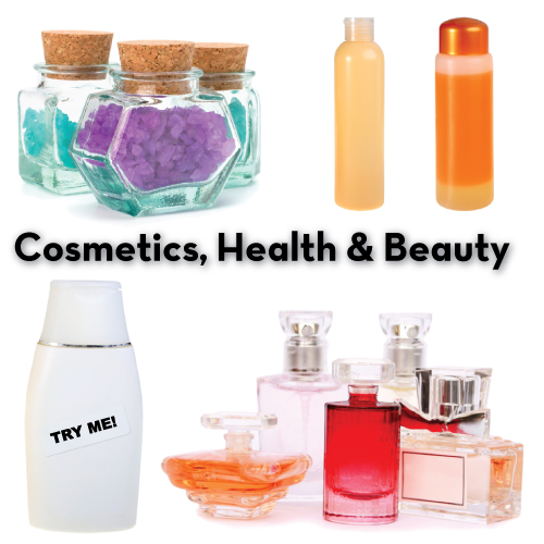 Cosmetics, Health & Beauty Labels