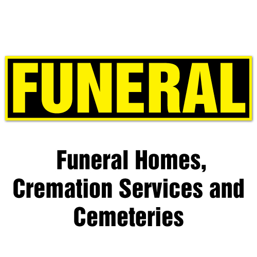 Stickers for Funeral Homes, Cremation Services and Cemeteries
