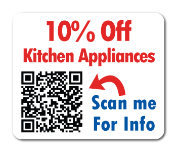 QR Stickers for Kitchen Appliances