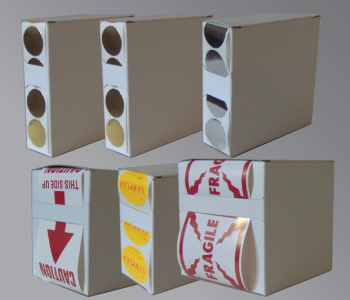Cardboard Box Sticker Dispensers