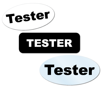 Tester Labels